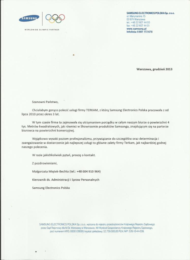 Referencja klienta 3